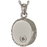 Glass Oval Pendant Cremation Jewelry-Jewelry-New Memorials-Afterlife Essentials