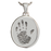 Petite Oval Handprint Cremation Jewelry-Jewelry-New Memorials-Afterlife Essentials