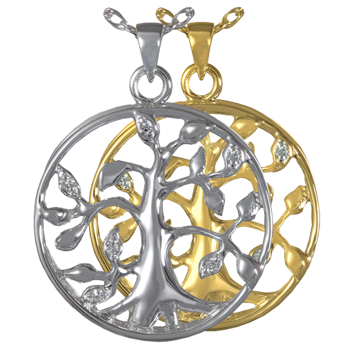 Tree Of Life Cremation Jewelry-Jewelry-New Memorials-Afterlife Essentials