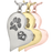 B&B Teardrop Heart Pawprint and Noseprint Pendant Cremation Jewelry-Jewelry-New Memorials-Afterlife Essentials