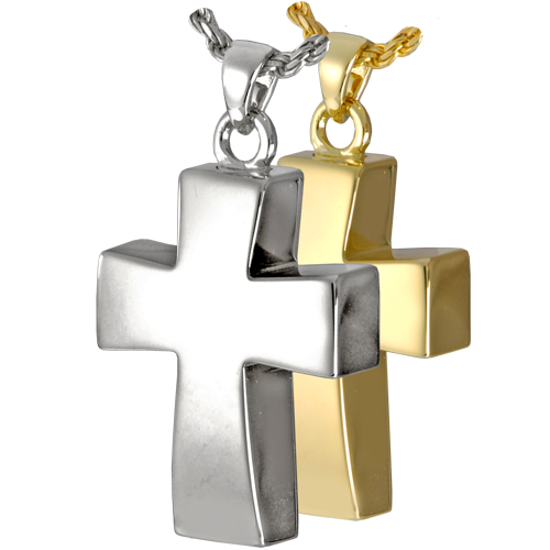 Vaulted Cross Cremation Jewelry-Jewelry-New Memorials-Afterlife Essentials