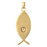 Fish Cross Pendant Cremation Jewelry-Jewelry-New Memorials-Afterlife Essentials