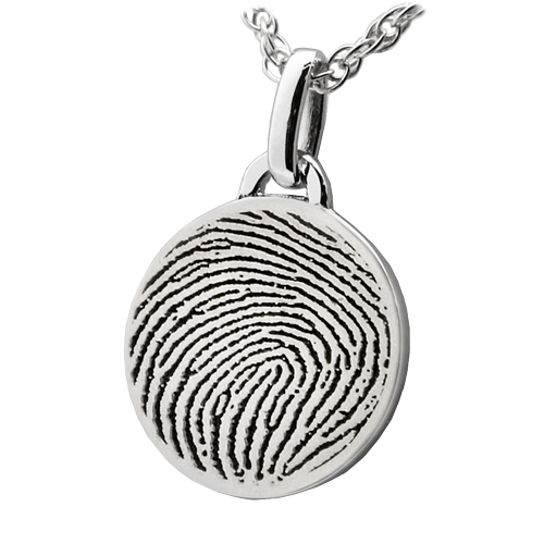 Fingerprint cremation jewelry deals