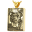 Rectangle 3D Photo Pet Pendant Cremation Jewelry-Jewelry-New Memorials-14K Solid Yellow Gold (allow 4-5 weeks)-Chamber (for ashes)-Afterlife Essentials