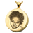 Round 3D Photo Pendant Cremation Jewelry-Jewelry-New Memorials-14K Solid Yellow Gold (allow 4-5 weeks)-Chamber (for ashes)-Afterlife Essentials