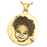 Round 3D Photo Pendant Cremation Jewelry-Jewelry-New Memorials-14K Solid Yellow Gold (allow 4-5 weeks)-No Chamber (flat)-Afterlife Essentials