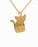 Gold Plated Cat Cremation Jewelry-Jewelry-Cremation Keepsakes-Afterlife Essentials