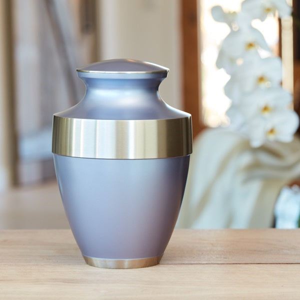 Lineas Starlight Blue Large/Adult Cremation Urn-Cremation Urns-Terrybear-Afterlife Essentials