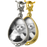 Glass Teardrop Victorian Locket (Not For Ashes) Pet Cremation Jewelry-Jewelry-New Memorials-Afterlife Essentials