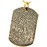 Full-Coverage or Rim Fingerprint Dog Tag Jewelry-Jewelry-New Memorials-14K Solid Yellow Gold-Full Coverage-No Chamber (flat)-Afterlife Essentials