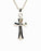 Sterling Silver Beveled Cross Cremation Jewelry-Jewelry-Cremation Keepsakes-Afterlife Essentials