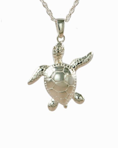 Sterling Silver Turtle Cremation Jewelry-Jewelry-Cremation Keepsakes-Afterlife Essentials