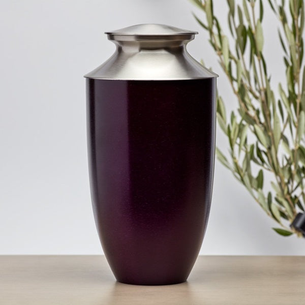 Monterey Purple Large/Adult Cremation Urn-Cremation Urns-Terrybear-Afterlife Essentials