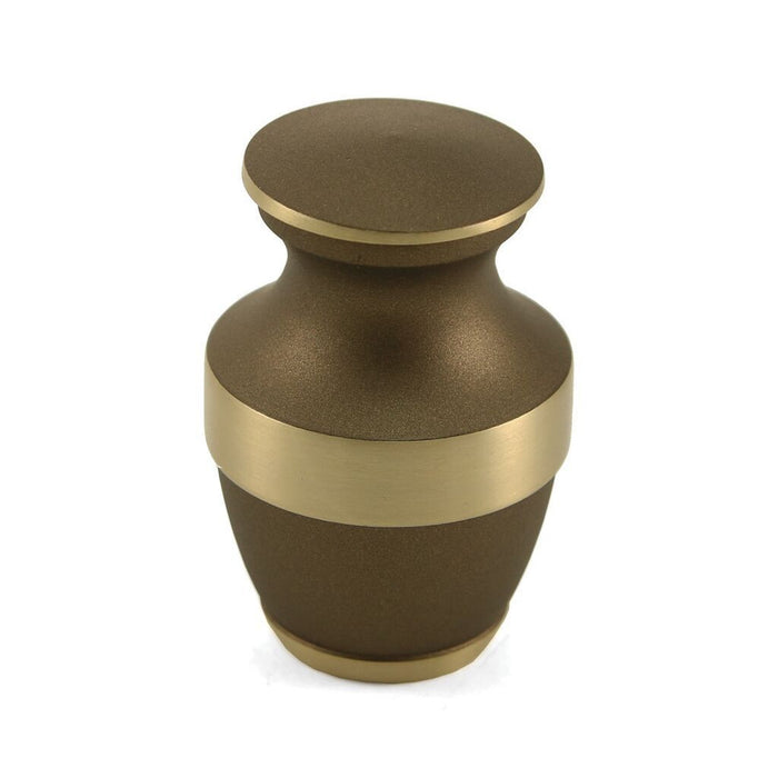 Lineas Rustic Bronze 6 Keepsake Set with velvet bag Cremation Urn-Cremation Urns-Terrybear-Afterlife Essentials
