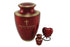 Trinity Crimson Heart Keepsake with velvet box Cremation Urn-Cremation Urns-Terrybear-Afterlife Essentials