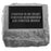 Urn w/ marble rectangular plaque Memorial Gift-Memorial Stone-Kay Berry-Afterlife Essentials