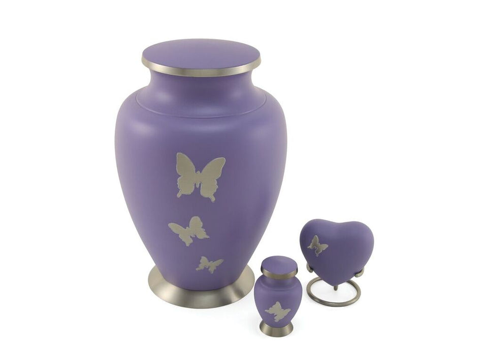 Aria Butterfly Individual Keepsake with velvet bag Cremation Urn-Cremation Urns-Terrybear-Afterlife Essentials