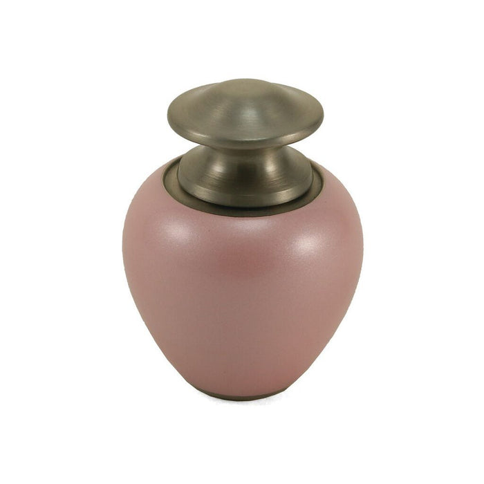 Satori Pearl Pink Keepsake with velvet box Cremation Urn-Cremation Urns-Terrybear-Afterlife Essentials