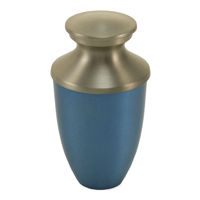 Monterey Blue Individual Keepsake with velvet bag Cremation Urn-Cremation Urns-Terrybear-Afterlife Essentials