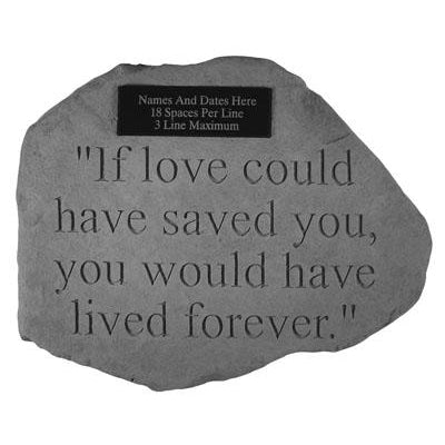 If love could have… Memorial Gift-Memorial Stone-Kay Berry-Afterlife Essentials