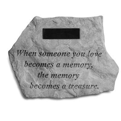 When someone you love… Memorial Gift-Memorial Stone-Kay Berry-Afterlife Essentials
