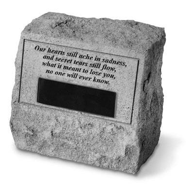 Our hearts still ache… Memorial Gift-Memorial Stone-Kay Berry-Afterlife Essentials