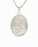 Sterling Silver Oval with Pressed Paws Cremation Jewelry-Jewelry-Cremation Keepsakes-Afterlife Essentials