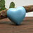 Arielle Heart Pearl Blue Cremation Urn-Cremation Urns-Terrybear-Afterlife Essentials