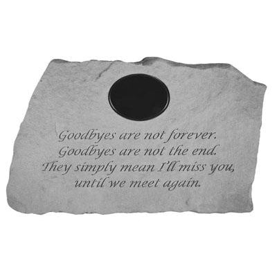 Goodbyes are not forever… Memorial Gift-Memorial Stone-Kay Berry-Afterlife Essentials