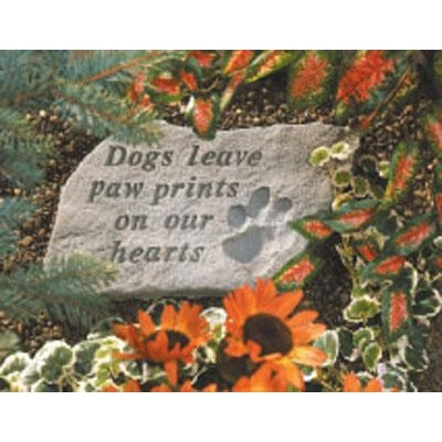 Dogs leave pawprints… Memorial Gift-Memorial Stone-Kay Berry-Afterlife Essentials