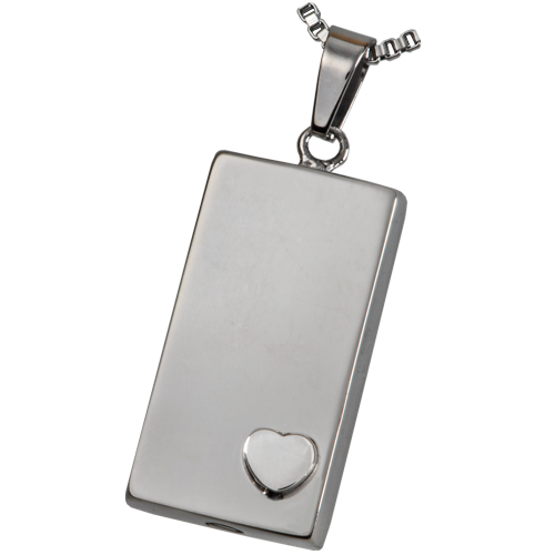 Stainless Steel Heart Of Foundation Pendant Cremation Jewelry-Jewelry-New Memorials-Afterlife Essentials