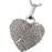 Sterling Silver Heart Fingerprint Full Coverage or Rim Pendant Memorial Jewelry-Jewelry-New Memorials-Afterlife Essentials