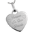 Sterling Silver Heart Pendant Handprint Fingerprint Memorial Jewelry-Jewelry-New Memorials-Afterlife Essentials