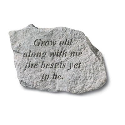 Grow old along with me… Memorial Gift-Memorial Stone-Kay Berry-Afterlife Essentials