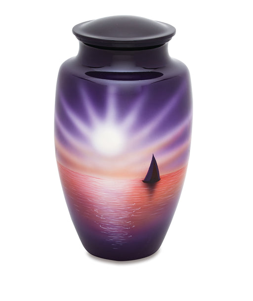 Hand Painted “Sunset” Adult 200 cu in Cremation Urn-Cremation Urns-Bogati-Afterlife Essentials