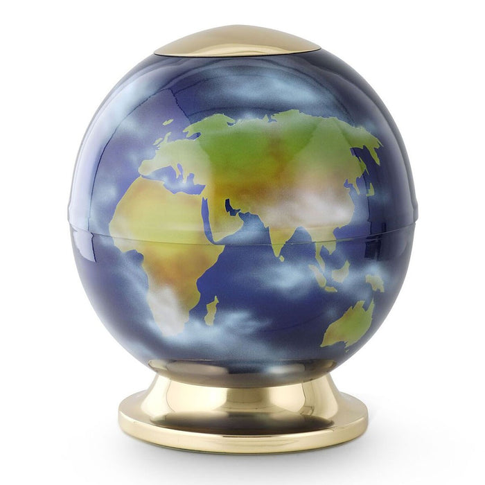 Earthly Sphere 365 cu in Cremation Urn-Cremation Urns-Infinity Urns-Afterlife Essentials