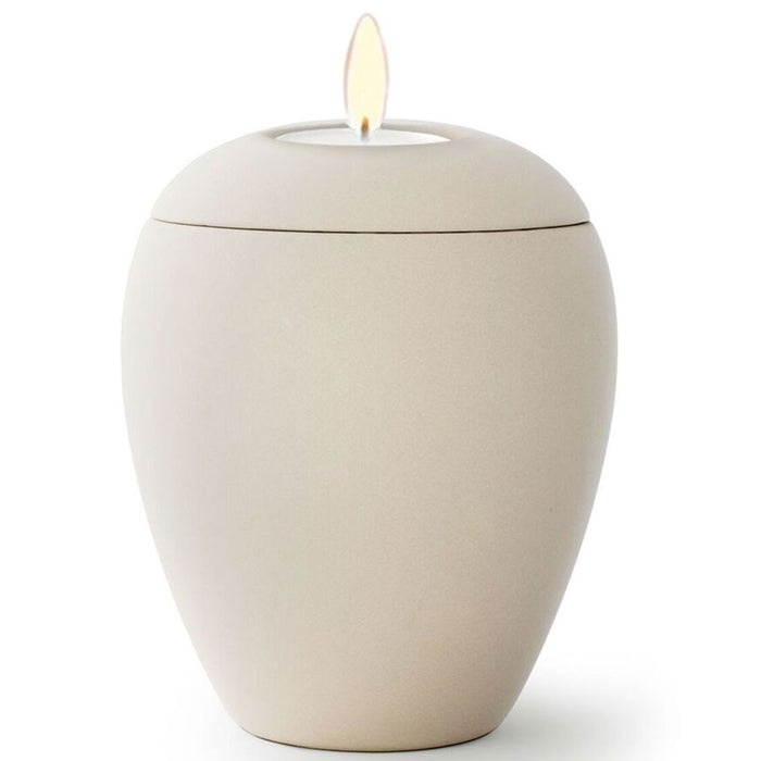 Kaleidoscope Candle Cremation Urn-Cremation Urns-Infinity Urns-Ivory-Afterlife Essentials