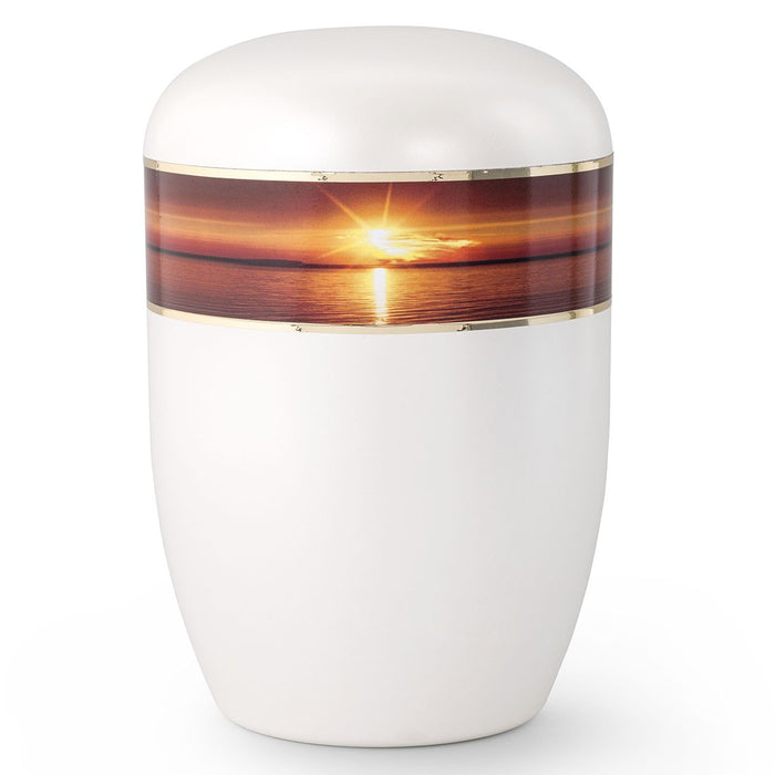 Biodegradable Series Sunset 210 cu in Cremation Urn-Cremation Urns-Infinity Urns-Afterlife Essentials