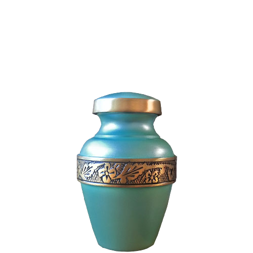 Seafoam Green Series 3 cu in Cremation Urn-Cremation Urns-New Memorials-Afterlife Essentials