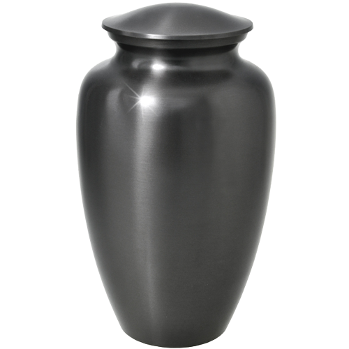 Simple Grey Adult 200 cu in Cremation Urn-Cremation Urns-New Memorials-Afterlife Essentials