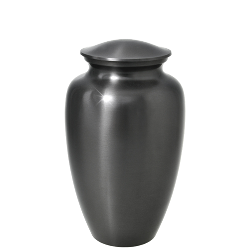 Simple Grey Medium 60 cu in Cremation Urn-Cremation Urns-New Memorials-Afterlife Essentials