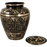 Ornate Etched Black And Brass Adult 200 cu in Cremation Urn-Cremation Urns-New Memorials-Afterlife Essentials