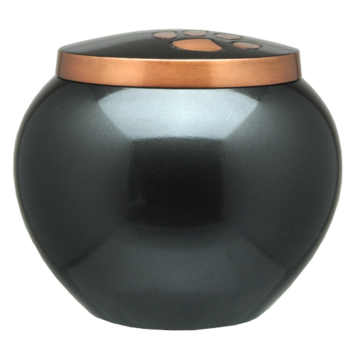 Copper Pawprints Gloss Cat Cremation Urns-Cremation Urns-New Memorials-Afterlife Essentials