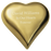 Gold Brass Heart Mini 5 cu in Cremation Urn Keepsake-Cremation Urns-New Memorials-Afterlife Essentials