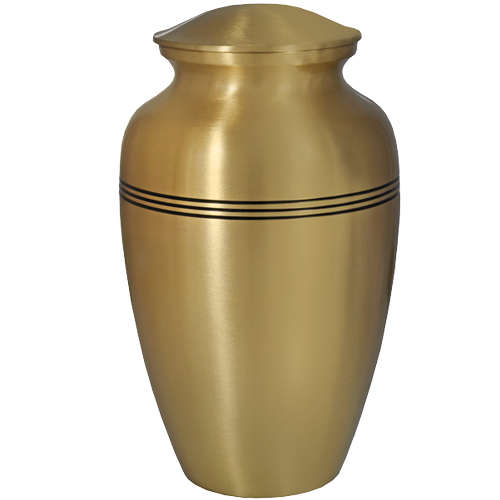 Golden Classic Series 200 cu in Cremation Urn-Cremation Urns-New Memorials-Afterlife Essentials