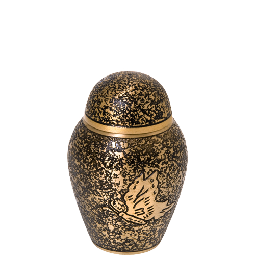 Antique Butterfly Mini 3 cu in Cremation Urn Keepsake-Cremation Urns-New Memorials-Afterlife Essentials
