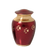 Red With Brass Pawprint Pet Medium 40 cu in Cremation Urn Keepsake-Cremation Urns-New Memorials-Afterlife Essentials