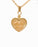 Gold Heart with Angel Cremation Jewelry-Jewelry-Cremation Keepsakes-Afterlife Essentials