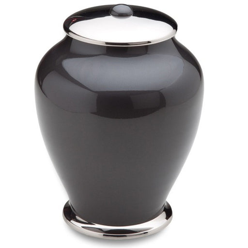 Midnight Simplicity Brass 225 cu in Cremation Urn-Cremation Urns-Infinity Urns-Afterlife Essentials