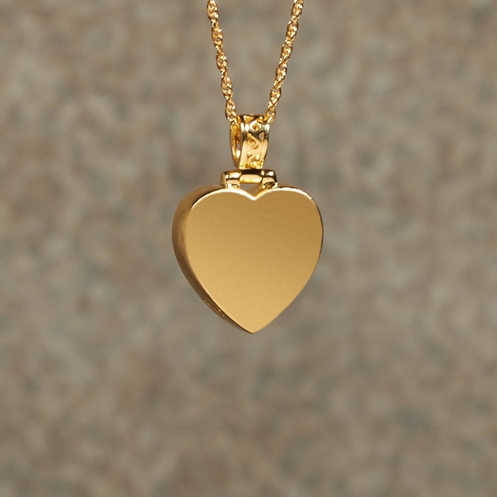 Plain Heart Pendant Cremation Jewelry-Jewelry-Infinity Urns-Afterlife Essentials